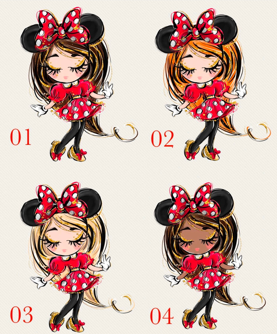 Minnie Inspired passport cover