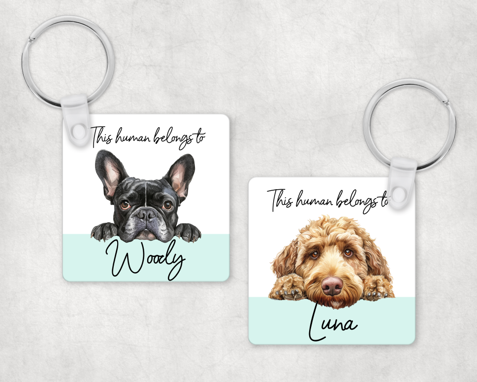 Personalised Dog Keyring