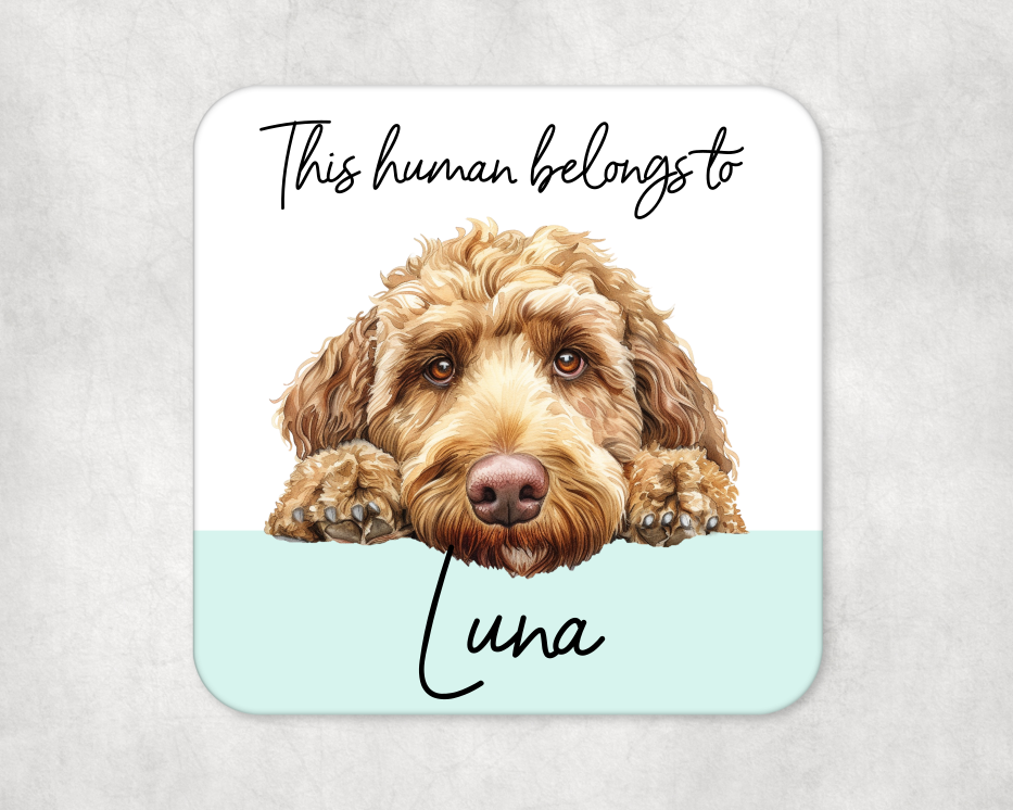 Personalised Dog Coaster