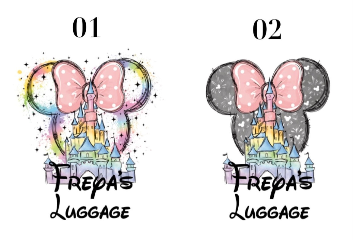 Disney Themed Luggage Tag