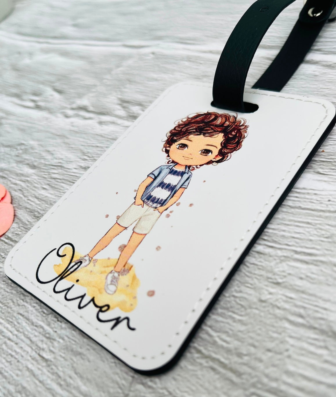 Beach Boy Luggage Tag
