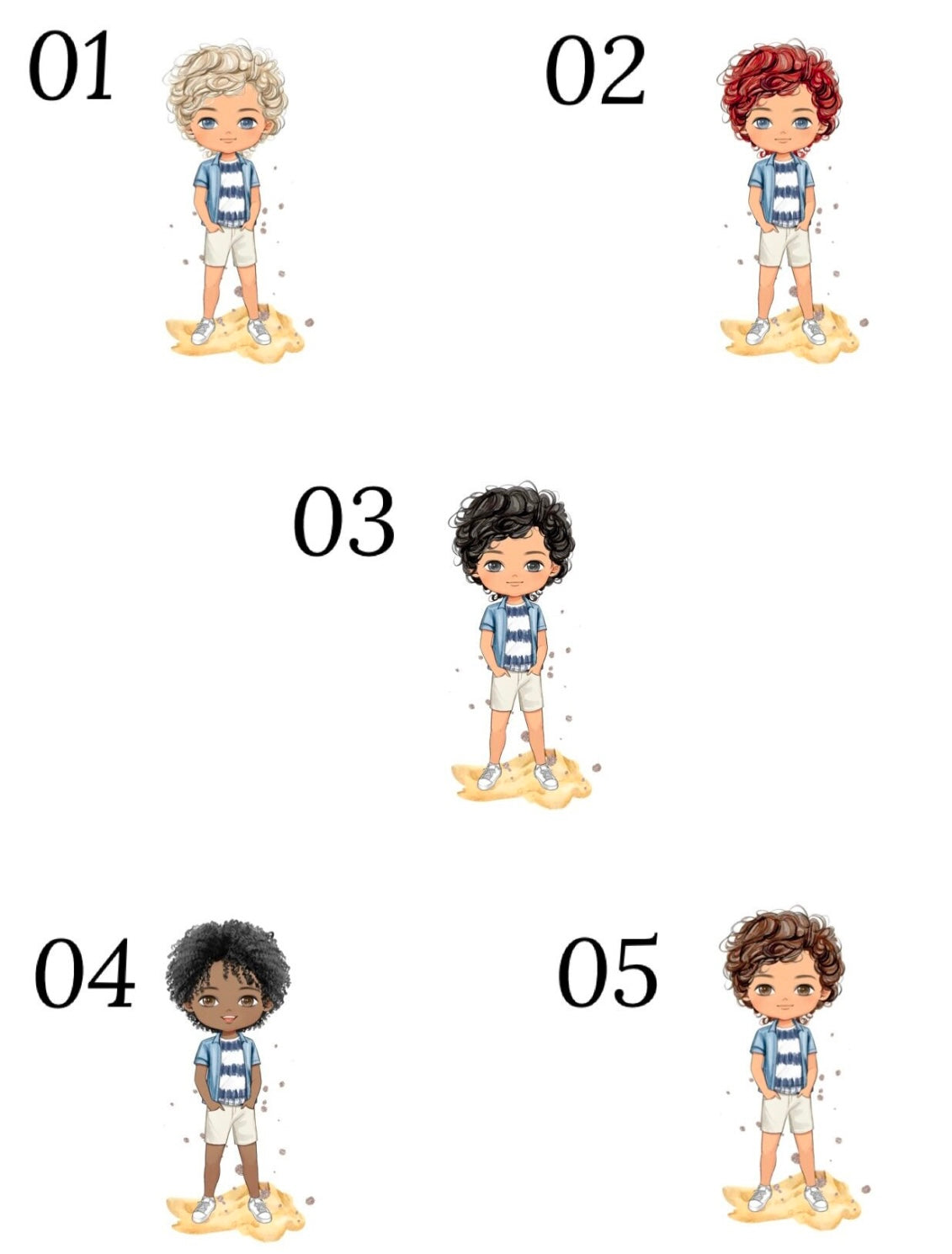 Beach Boy Luggage Tag