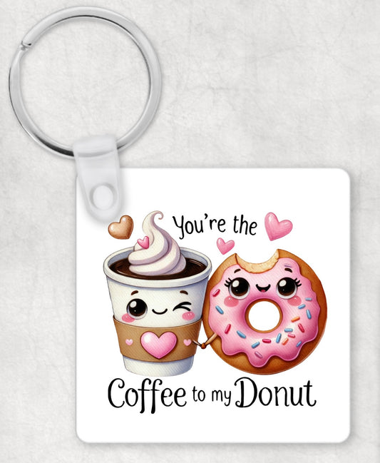 Coffee to my donut keyring