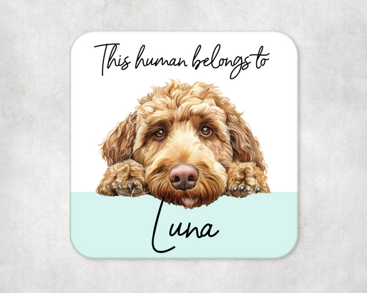 Personalised Dog Coaster