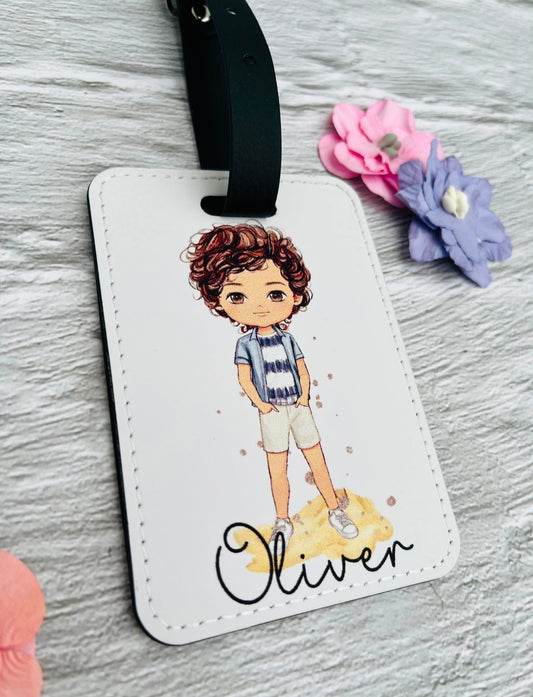 Beach Boy Luggage Tag